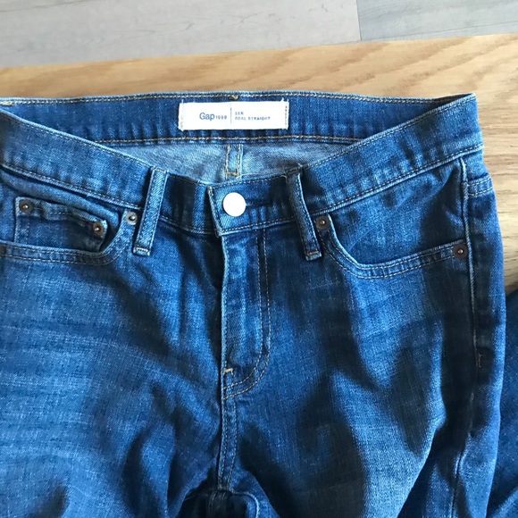 Mid rise straight leg jeans - Picture 2 of 4